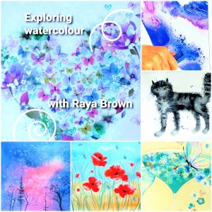 ‘Exploring watercolour’ interactive online course with live tuition with Artist Raya Brown